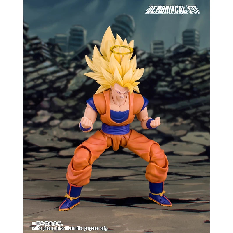 Demoniacal Fit Dragon Ball Super Saiyan 3 SSJ3 Son Goku Dragon Blaster Dragon Fist Burst Anime Action Figure Model Toys Gifts