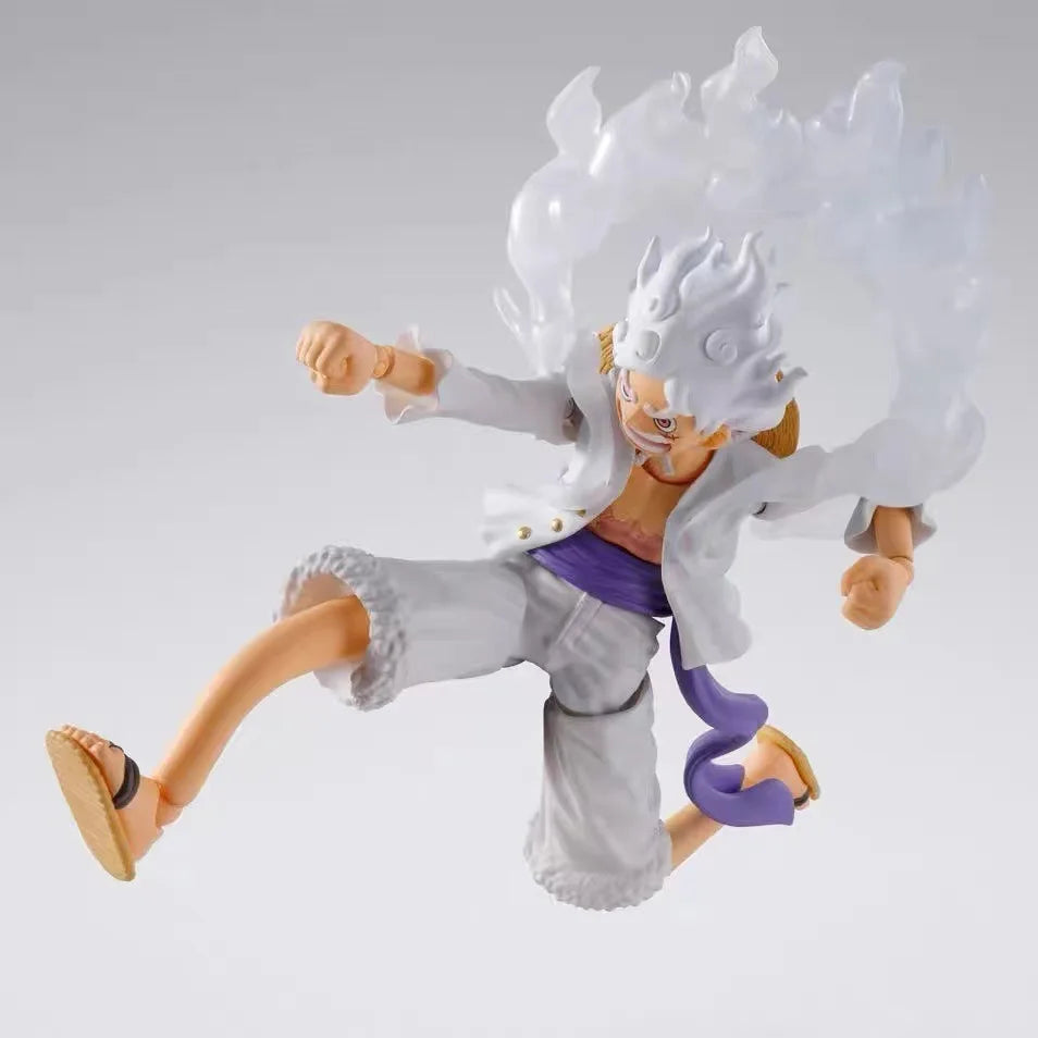 20CM One Piece Action Figures Anime Luffy Roronoa Zoro Ace Figure Movable Joints Collection Model Toys Birthday Gift