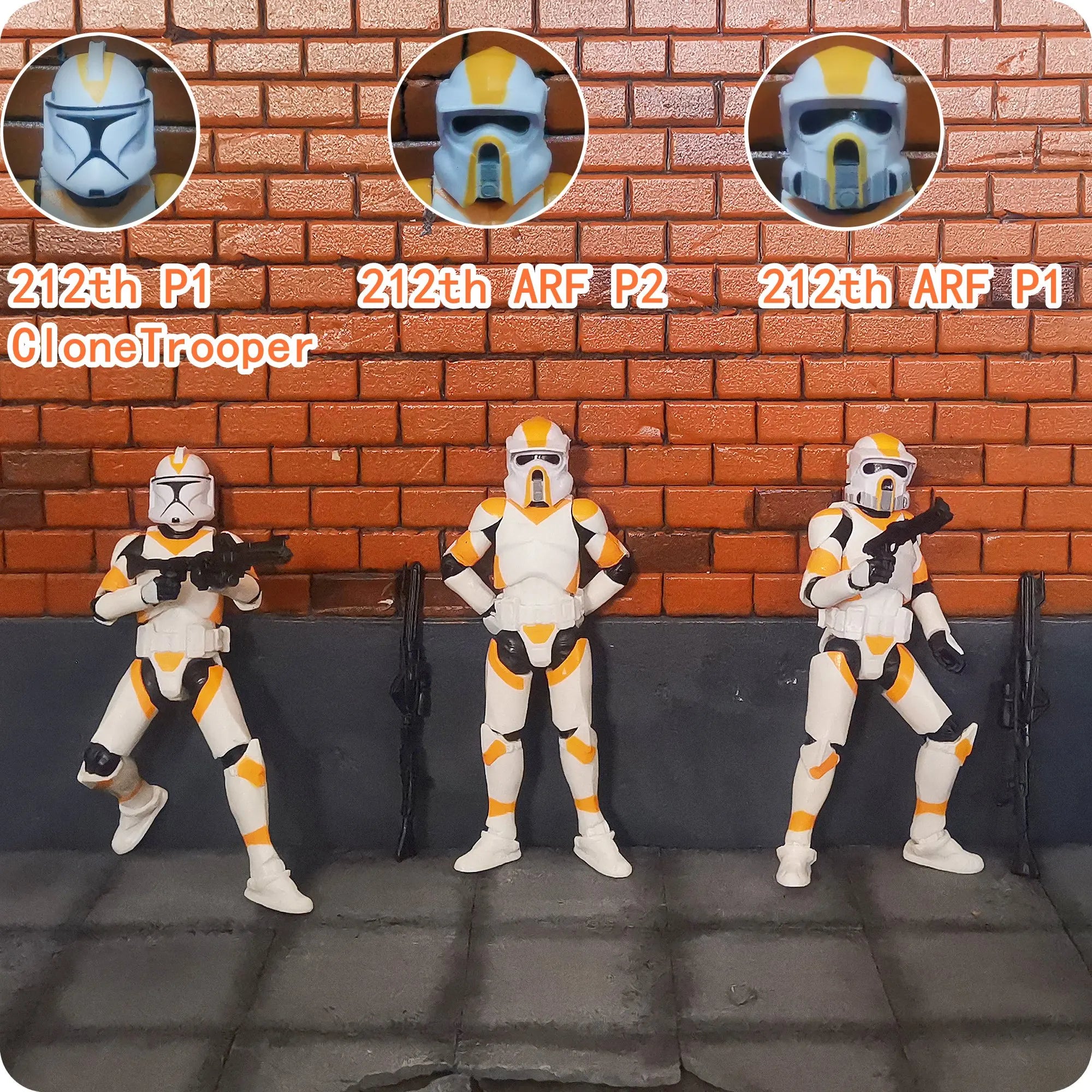 Star Wars 3.75 Inch Trooper 1/18 501st Legion Action Figure Hardcase REX Anakin Dogma Tup Toys Model Loose