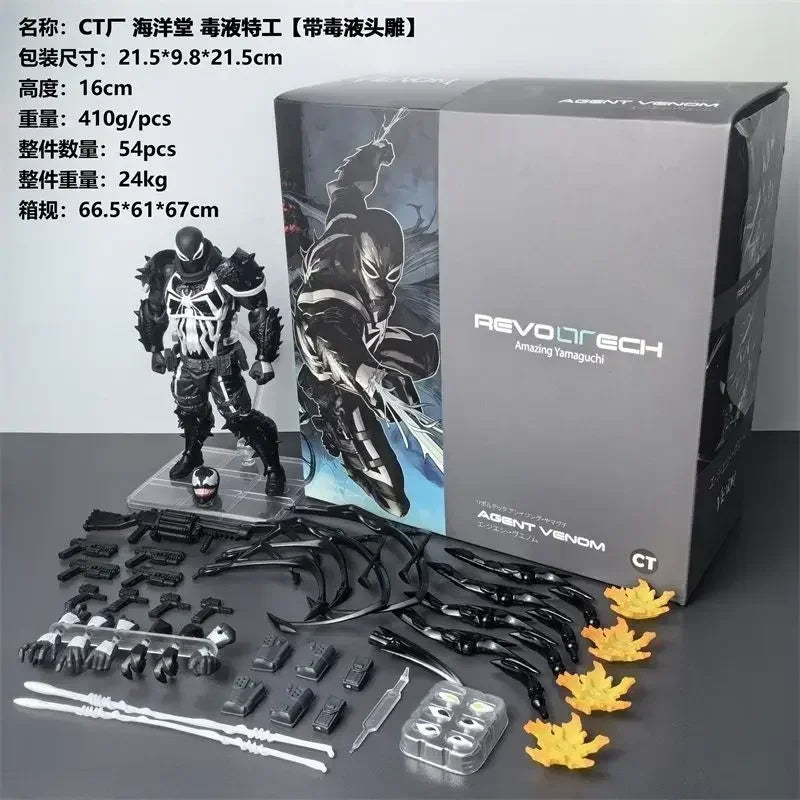 Ct Toys Agent Venom Agent Anti Venom Spider Man Figure Spiderman Anime Action Figure Model Gifts Toys