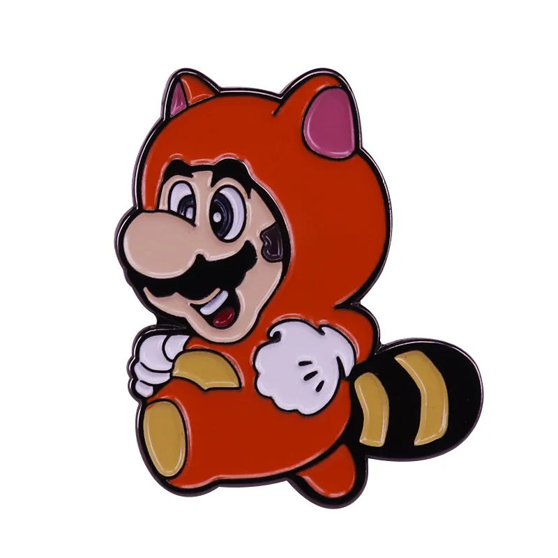 Anime Super Mario Enamel Pin Lapel Pins for Backpacks Brooches Badges Fashion Brooch for Clothes Jewelry Gifts Friends