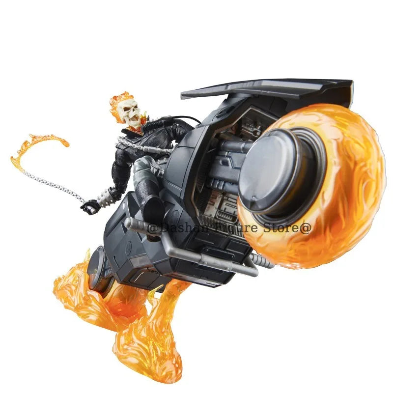 Anime Ghost Rider Action Figure Johnny Blaze Celebrating Figurine 85th Anniversary 6" Collection Model Statue Toys Holiday Gifts