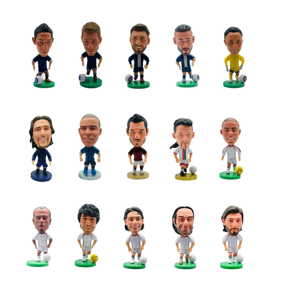 2026 Soccerwe Soccer Player Action Figures Collectible Miniatures for Fans & Decor
