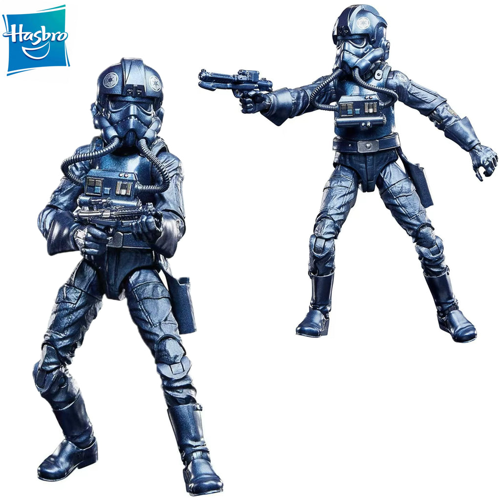Original 6 Inch Star Wars The Black Series Tie Pilot Fighter Carbonized RETURN OF THE JEDI  Action Figure Toys Collection