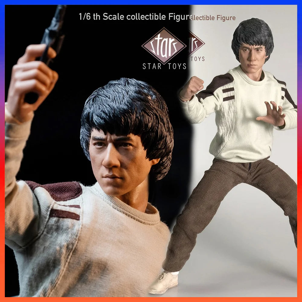 STAR TOYS STT-001 1/6 Scale Male Soldier HK Classic Film Police Story Officer Jackie Chan Full Set Model 12 Inch Action Figure