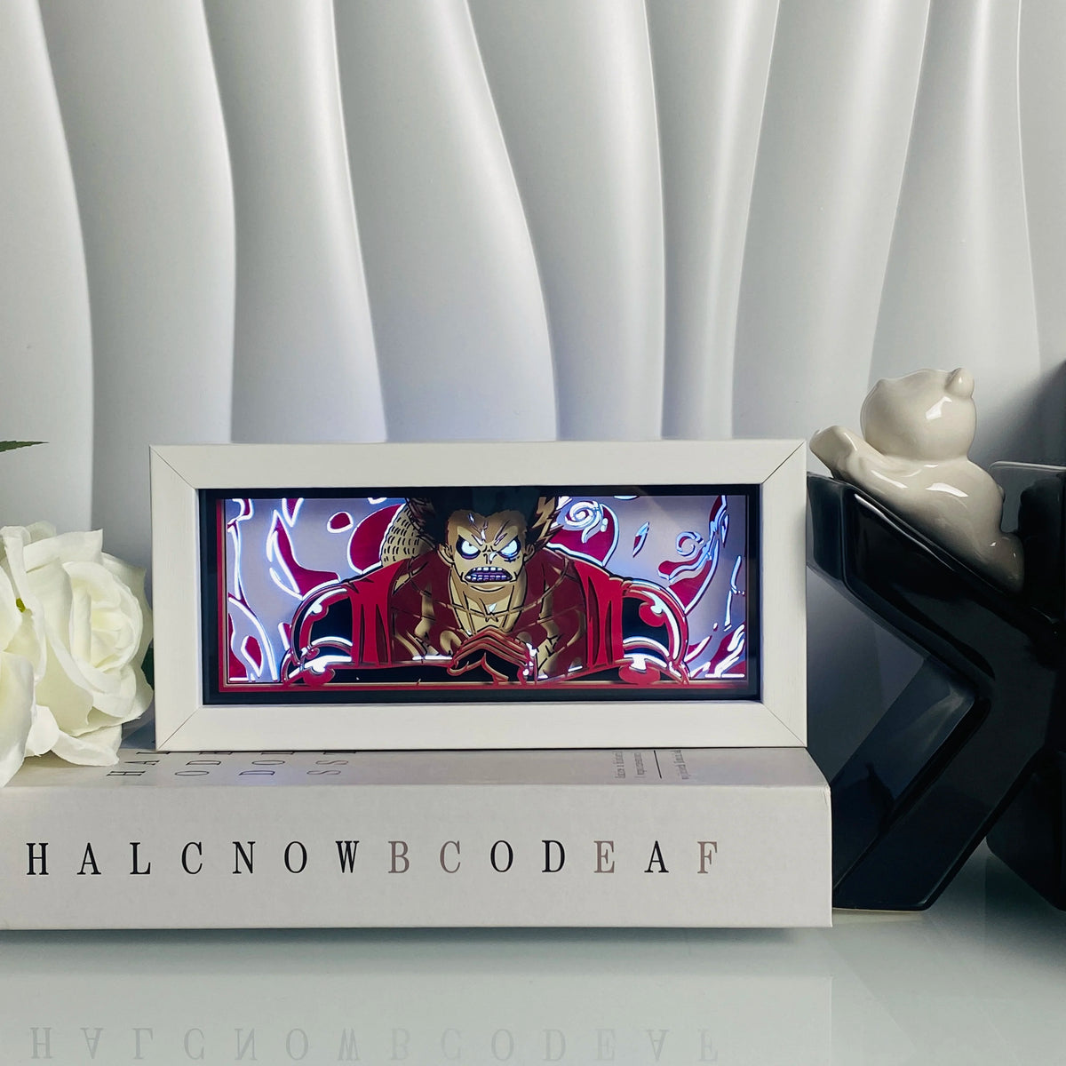 3D Anime Light Box Led Paper Carving  Bedroom Decor Night Lamp Cartoon Manga Shadow Glowing Lightbox Table Lamp for Friend Gifts
