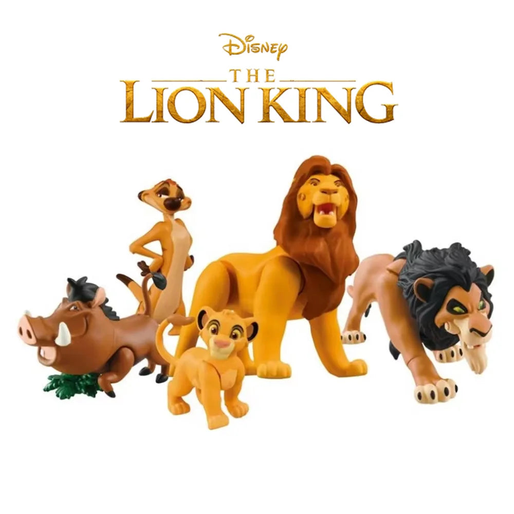 Disney The Lion King Action Figure Toys Simba Mufasa PUMBAA Nala Timon Scar Animal Anime Figures Dolls Toys Gifts for Children