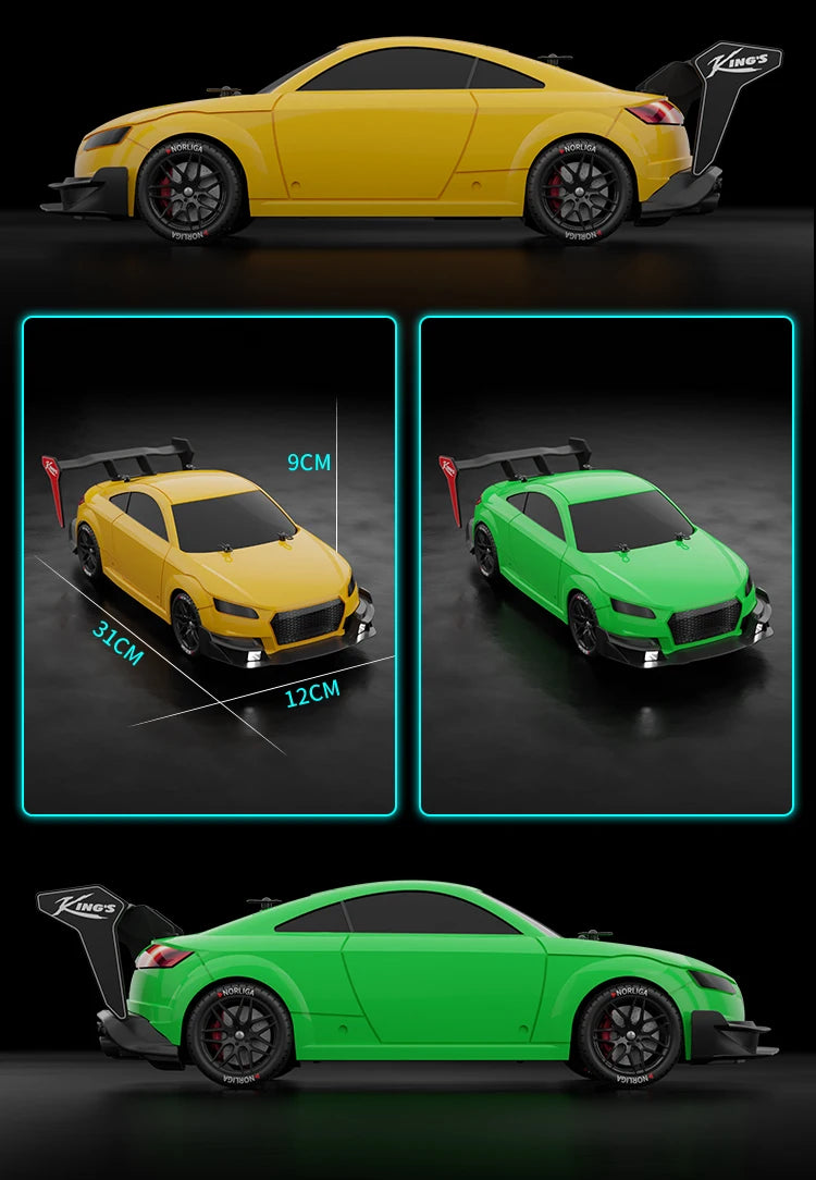 40KM/H Remote Control Car Rechargeabl Racing Drift Electric Graffiti RC Cars Birthday Toys for Boys