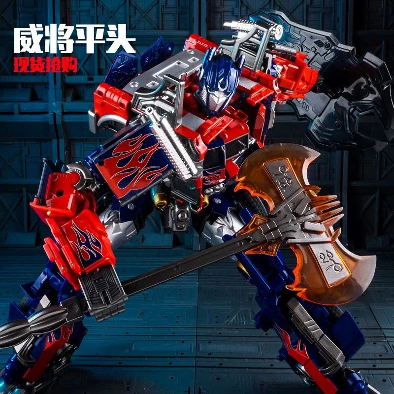 30cm Transformation Megatron Optimus Prime Bumblebee Deformation Movie G1 Anime Figure Action Figure Alloy Robot Mode Toys Gifts