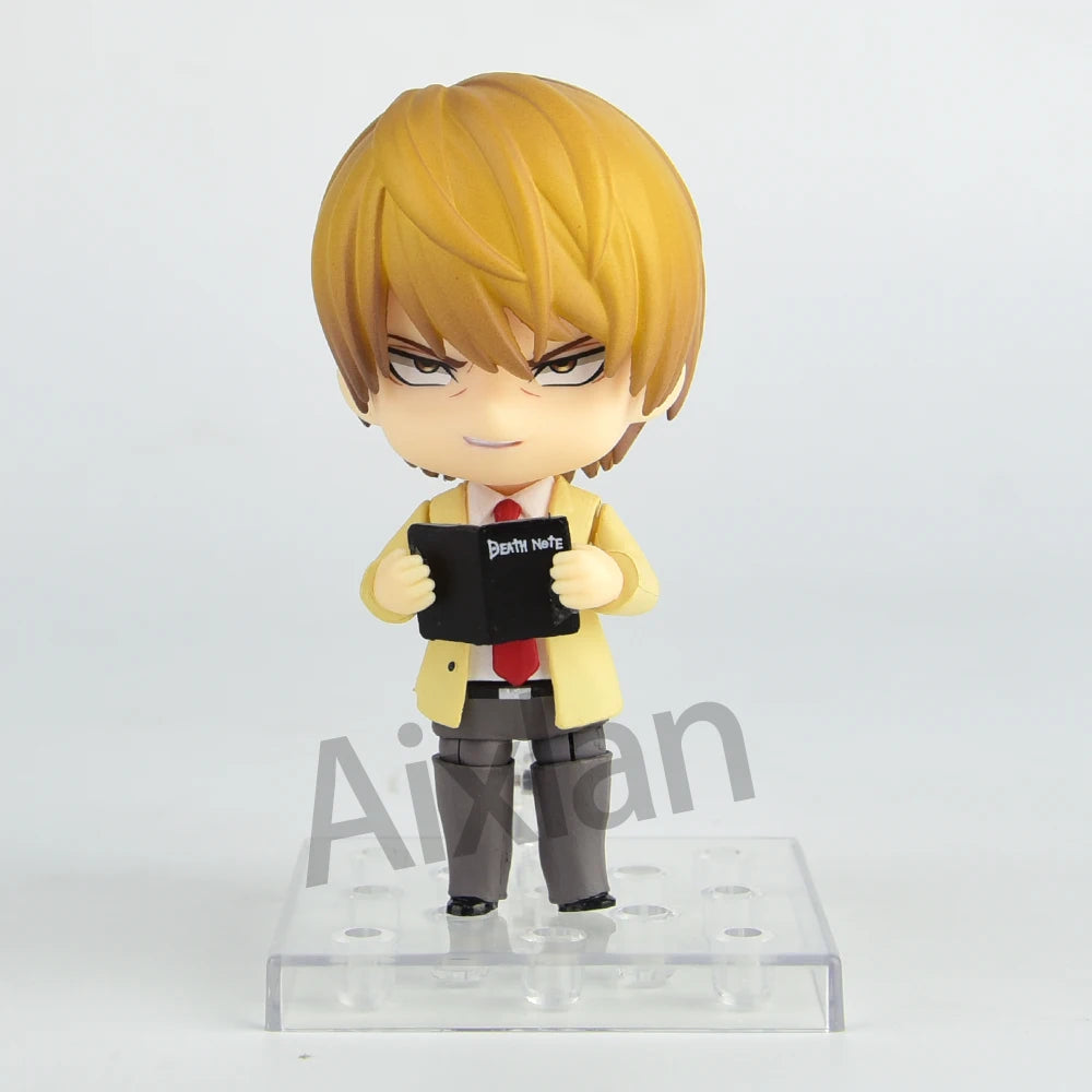 Aixlan#1160#1200 DEATH NOTE Figure Yagami Light Cute Edition 10CM L·Lawliet PVC Action Figure Amine Toygift Collectible Figurine
