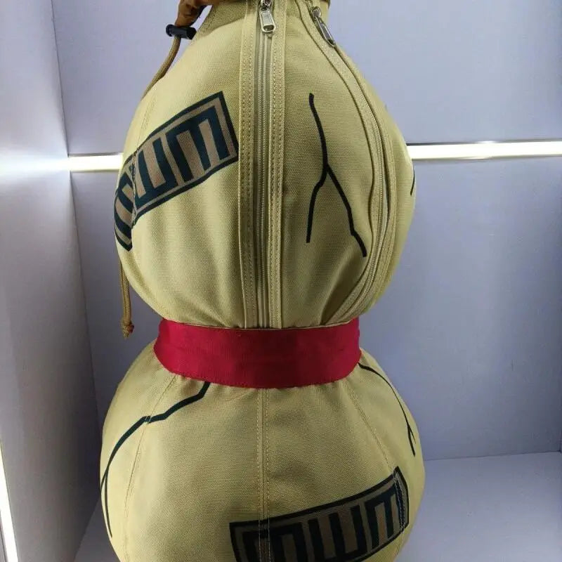 Naruto Sabaku No Gaara Gourd Backpack Canvas Sports Rucksack Cosplay Prop Bag Casual Daily School Travel Backpack Gift