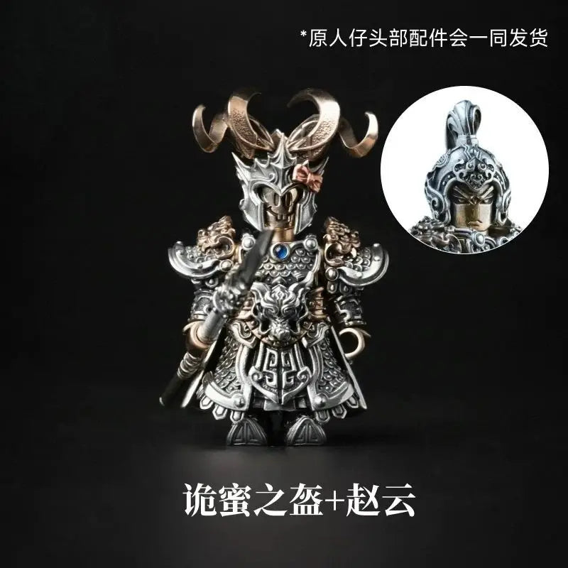 2026 Big Player Series Strange Helmet DIY Head Magnetic Detachable Metal Figurine Desktop Decoration Cultural Creative Souvenir