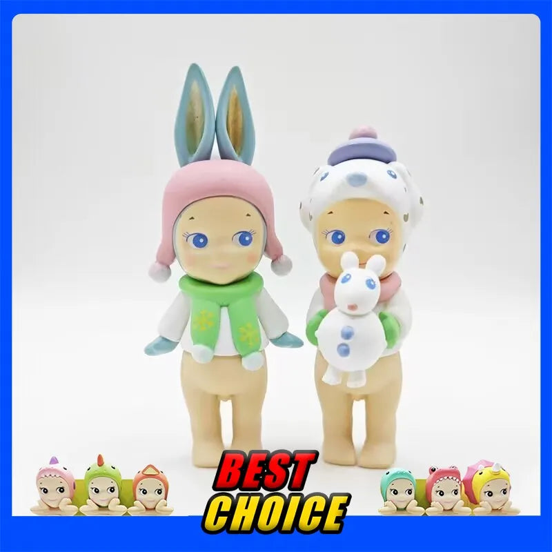 Sonny Angel Winter Wonderland Series Cute Anime Figure Dolls Christmas Tree Ornaments Collectible Toys for Kids Fans Gift 2024