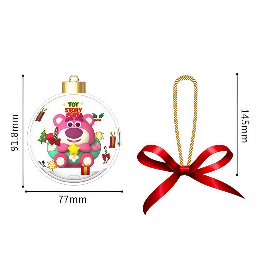 Disney Toy Story 4 Woody Buzz Lighty Forky Rex Christmas balls Action Figures Collection Mini Kids Toys Model for Children Gift