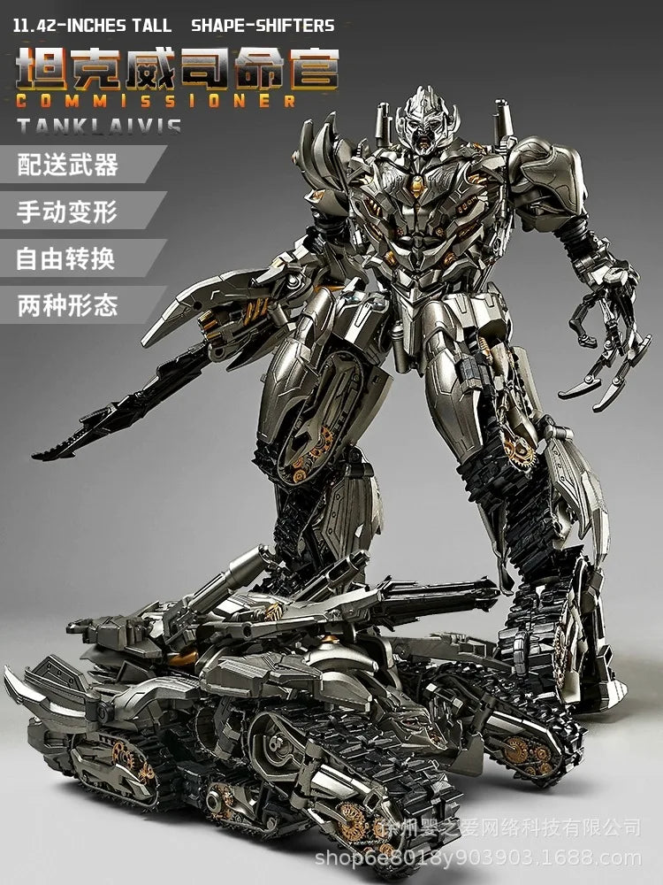 30cm Transformation Megatron Optimus Prime Bumblebee Deformation Movie G1 Anime Figure Action Figure Alloy Robot Mode Toys Gifts