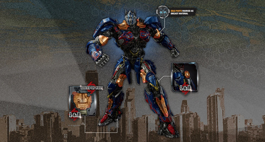 YOLOPARK Transformers Model: The Last Knight AMK PRO Series 20cm Optimus Prime Model Kit Action Figures Toy For Boy Men