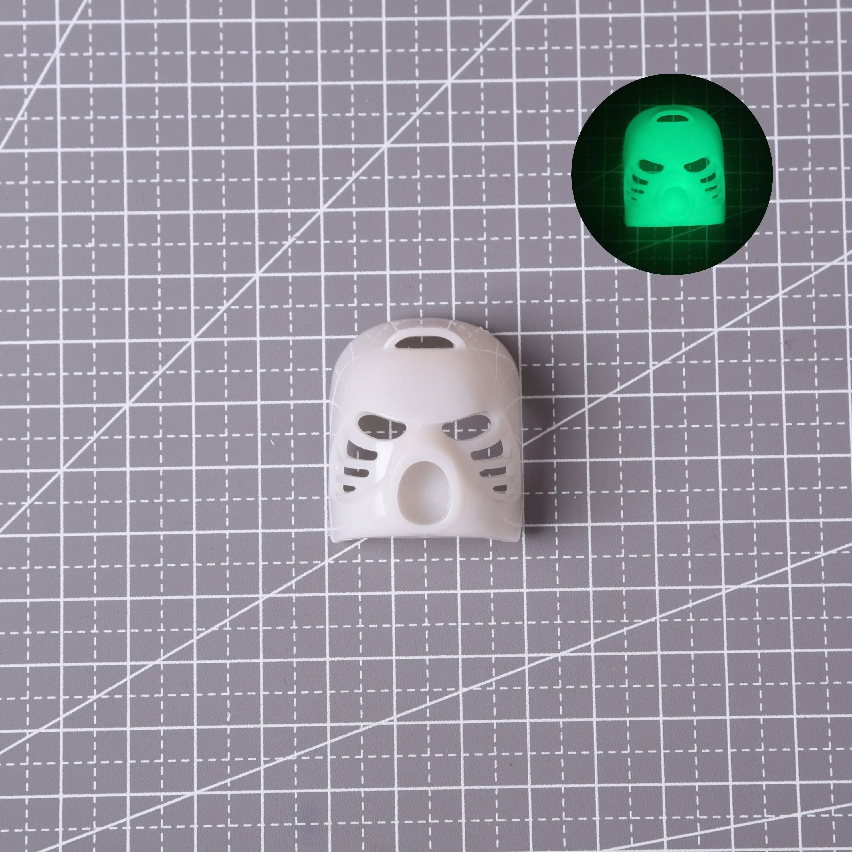 Kennie DIY MOC Customized Accessories Building Blocks Part NO.32505 tahu Bionicle Facepiece Hau Stars Kanohi Helmet