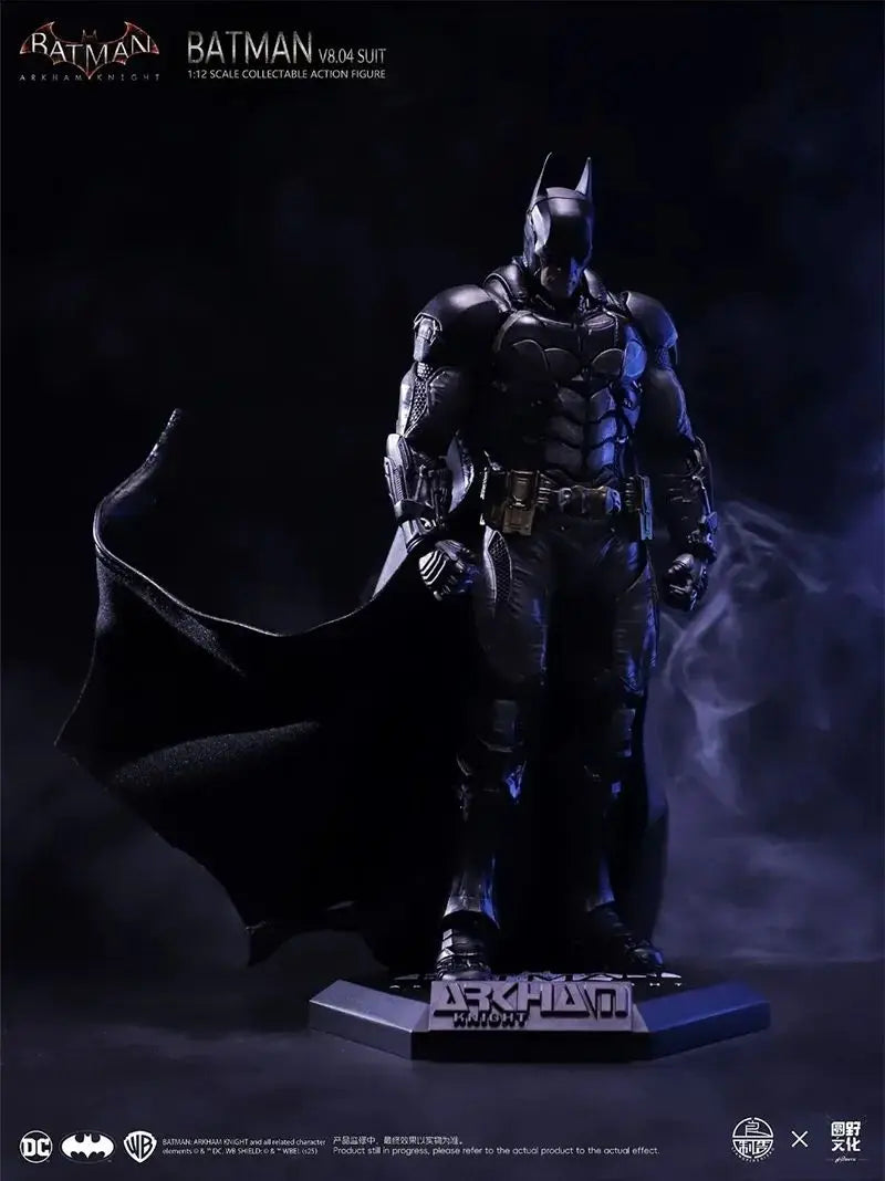 Original LPZZ Toys Arkham Knight Figure V8.04 Suit Batman Action Figures 002 Deathstroke DC Multiverse Superman 1/12 Statue Gift