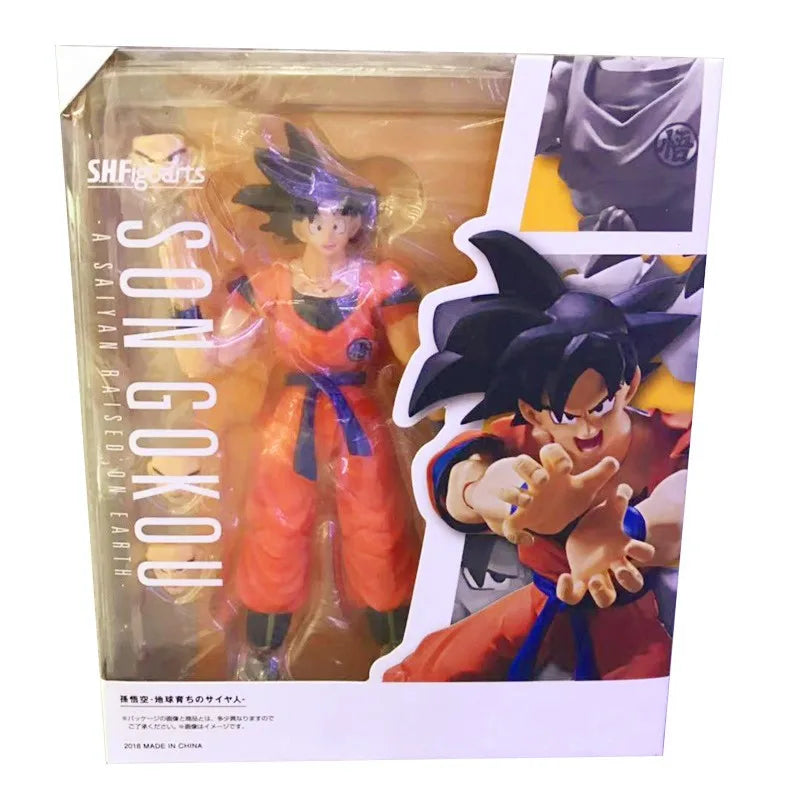 Dragon Ball Figure SHFiguarts Majin Buu Broly Piccolo Tenshinhan Master Roshi Jiren Vegeta Super Saiyan Son Goku Action Figures