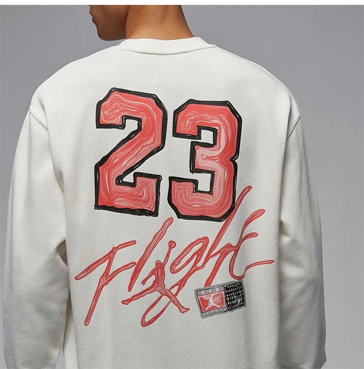 Nike Official JORDAN Men's Simple Casual Warm Durable Sweatshirt IB5605-133