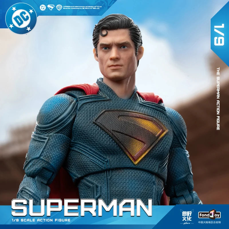 Fondjoy Superman 1/9 Scale War Damage Version DC Action Figure Collectible Model Toy Superhero Ornament Gift For Collectors