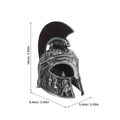 Miniature Knight Helmet Ornament Alloy Medieval Roman Knight Helmet Model  Collectible Decoration for Home Party Decoration