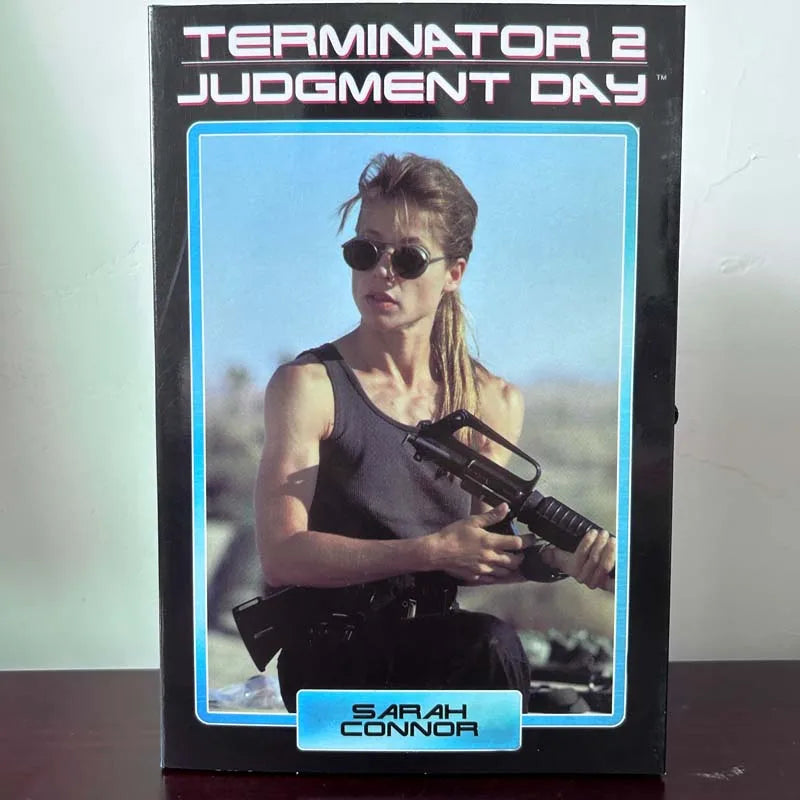 NECA Figure Terminator 2 Judgment Day T800 Sarah Connor T-800 Arnold Schwarzenegger Commando Action Figure Model Collectible Toy