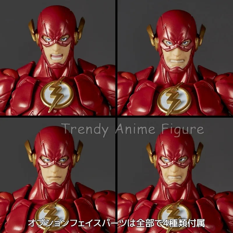Revoltech Amazing Yamaguchi Flash Action Figure Movable 17cm Flashpoint Model Kaiyodo Flash Figures Toy Collection Holiday Gifts