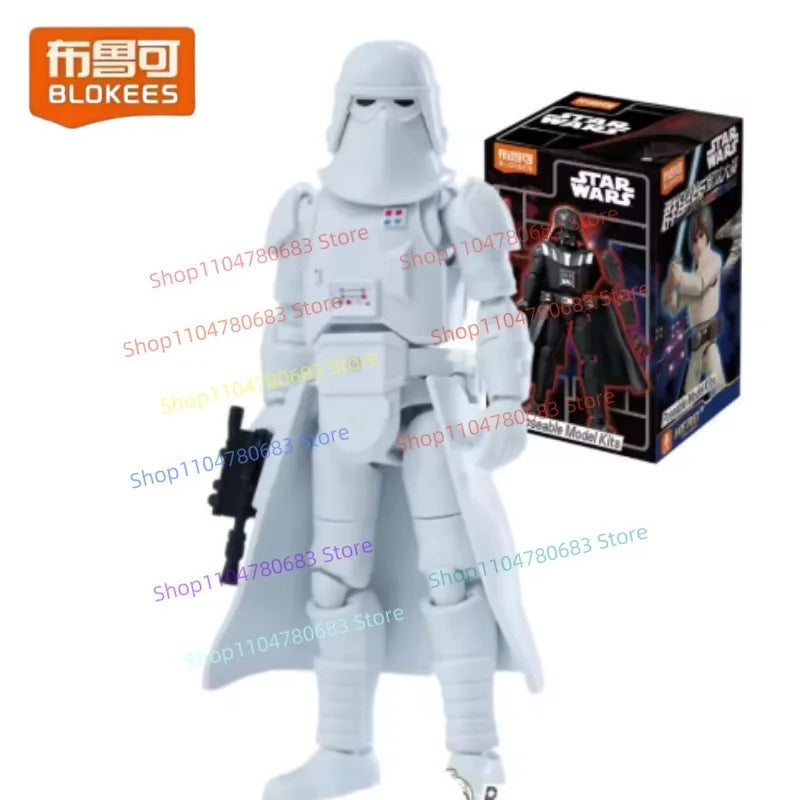BLOKEES  Star Wars Version 2 DARTH VADER Stormtroopers Boba Fett Building Blocks Assembly Model Ornament Toy Action Figure Gift