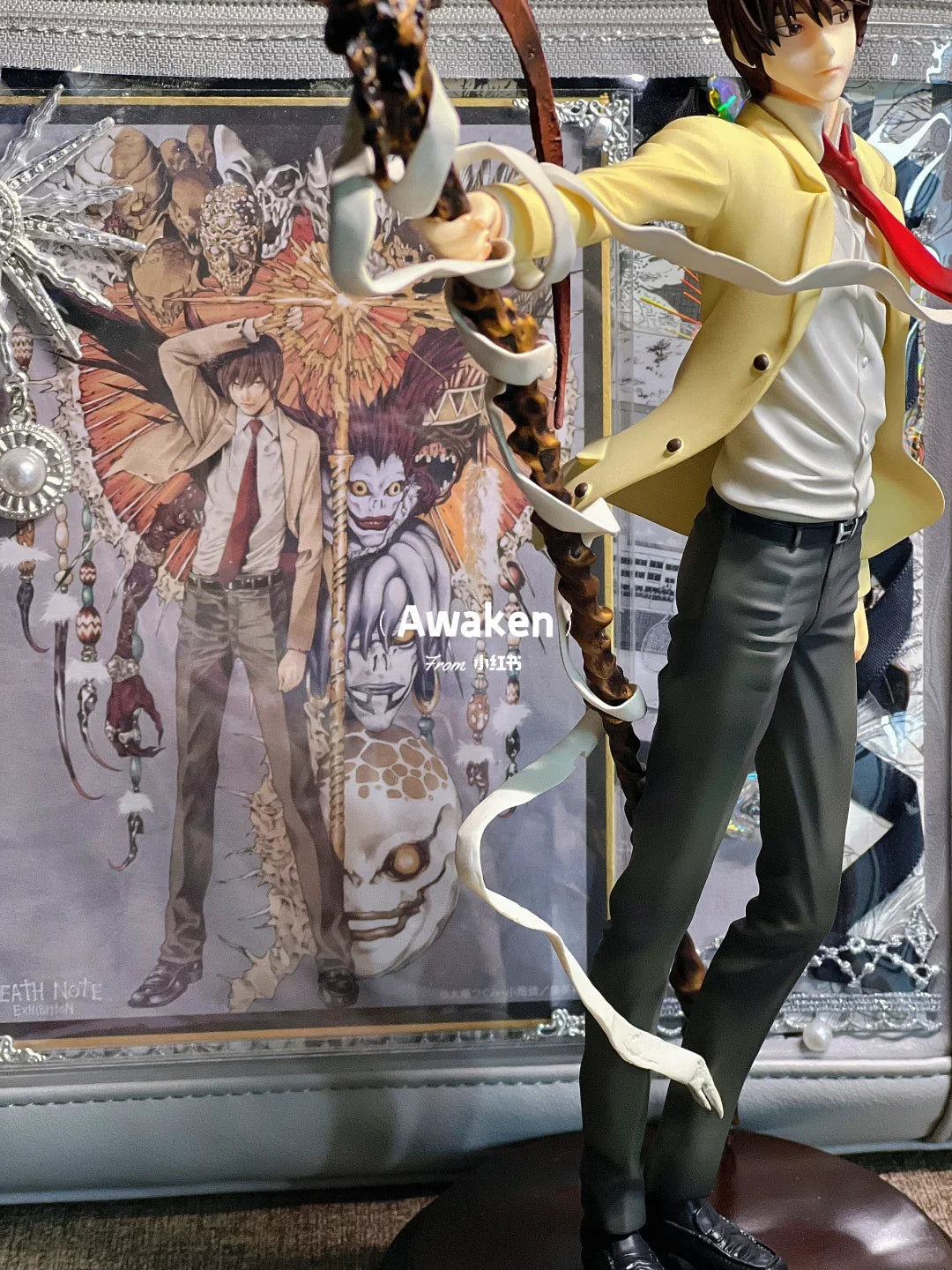 26cm Death Note Anime Yagami Light Action Figure Statue Figurines Pvc Collection sculpture Model Toy Boy Christmas Gift ornament