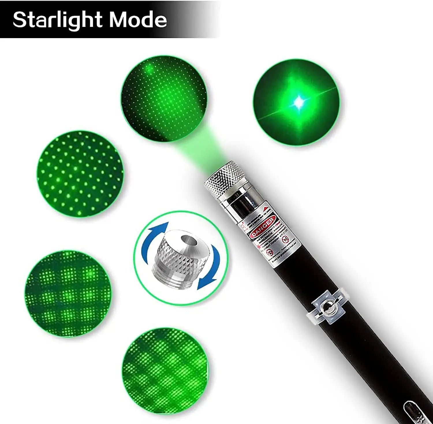 (Do not provide batteries) Green Red Laser Pointer Teaching Tool Pet Automatic Cat Toys Laser Focus Lazer Pen Combination