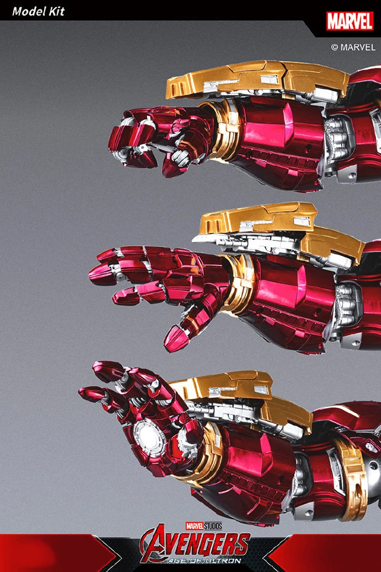 Fondjoy Marvel Anti-Hulk Armor Assemble Toy Movie Character Model 18 Inches Action Figures LED Can Emit Light Model Gift For Boy