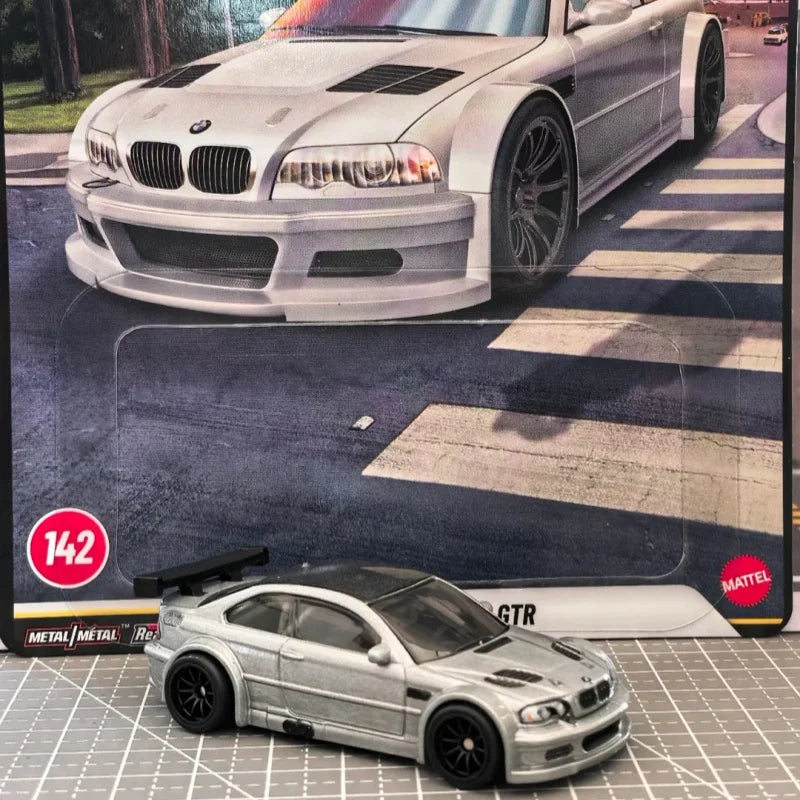New Hot Wheels Premium Boulevard Bmw M3 Gtr 1:64 Alloy Diecast Car Model Collectible Toy For Boys Gifts Hobby Collectors Model