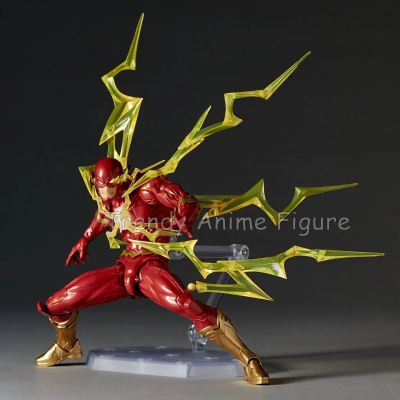 Revoltech Amazing Yamaguchi Flash Action Figure Movable 17cm Flashpoint Model Kaiyodo Flash Figures Toy Collection Holiday Gifts