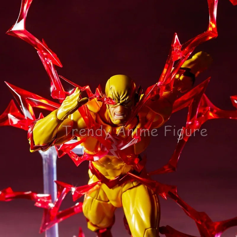 Revoltech Amazing Yamaguchi Flash Action Figure Movable 17cm Flashpoint Model Kaiyodo Flash Figures Toy Collection Holiday Gifts