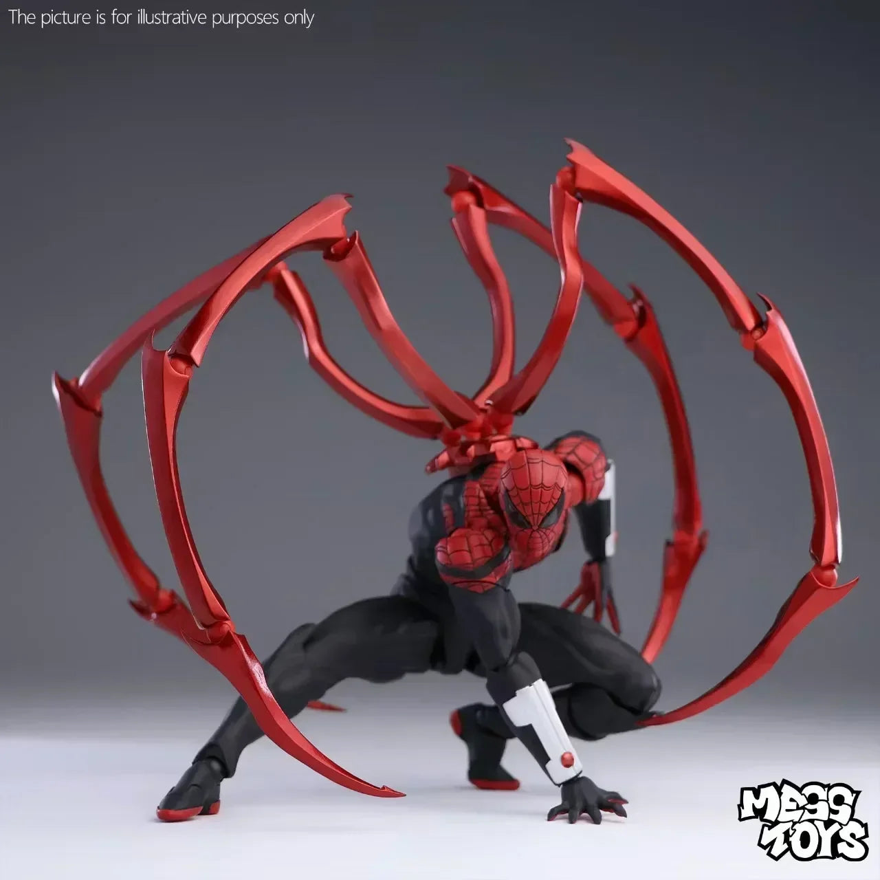 In Stock Mess Toys Superior Spider-Man (Doctor Octopus Ver.) Anime Action Figure - Peter Parker Model Gift