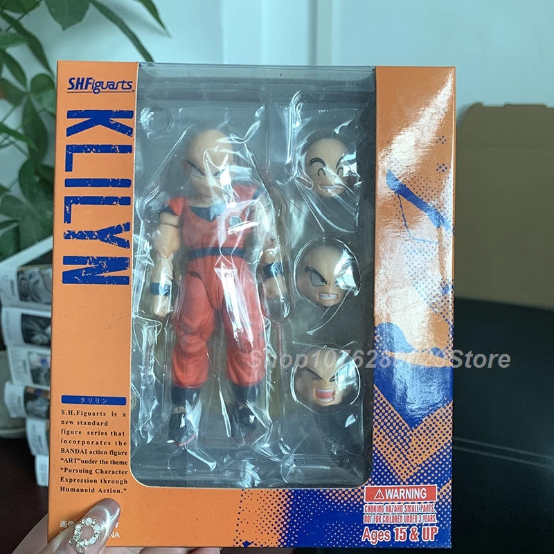 SHF Dragon Ball Series of Action Doll Blue Hair Son Goku Jiren Majin Buu Android Super Saiyan PVC Action Figure Desk Decor Toy