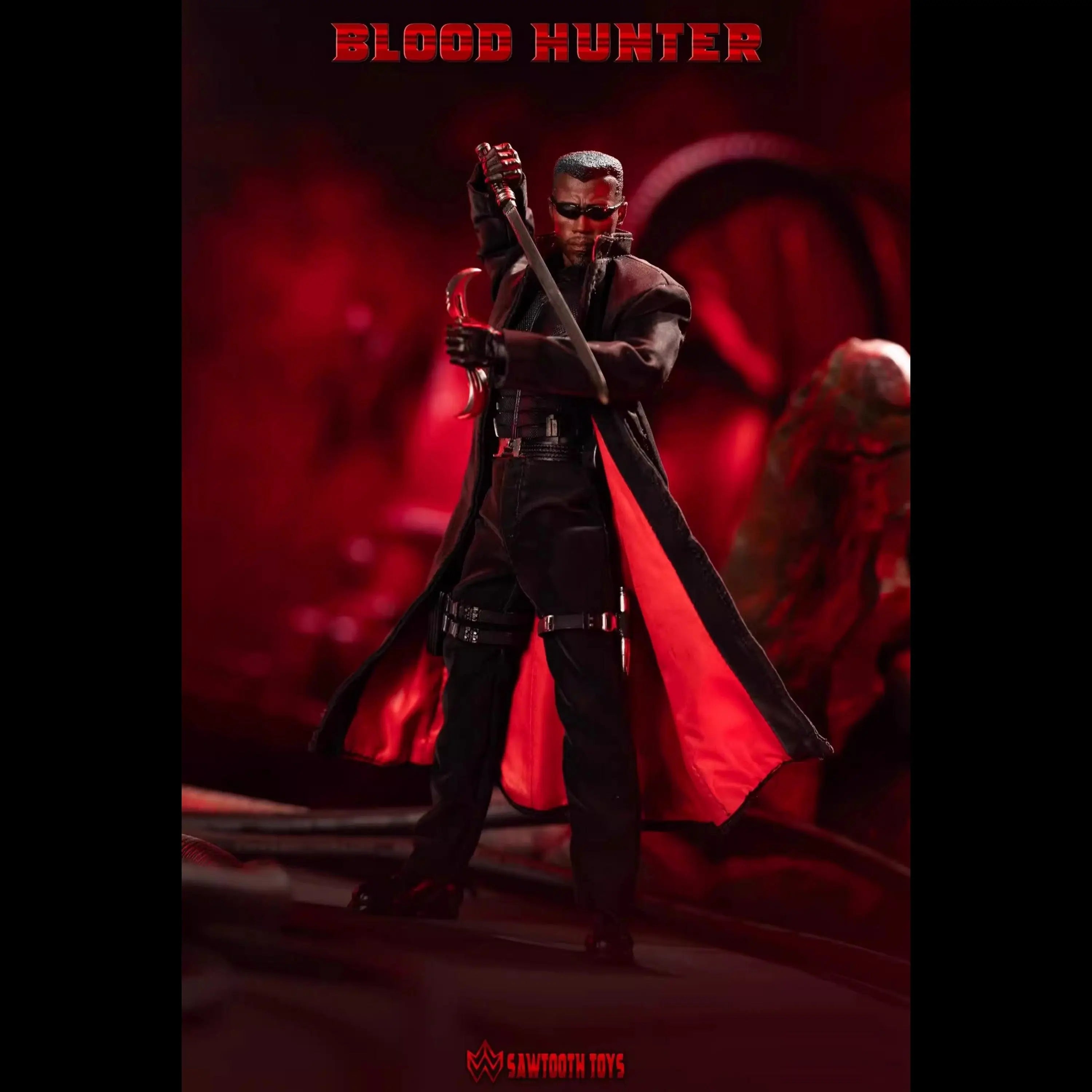New Genuine Sawtooth Toys Action Figure Blood Hunter 1/12 Scale 6 Inch Collectible With Replaceable Heads Weapons Accessories