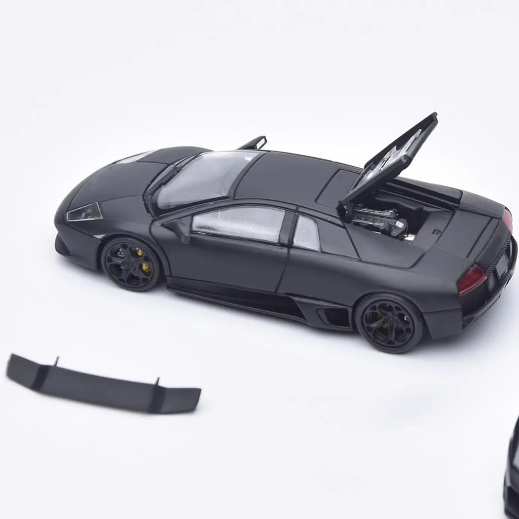1:64 Phantom Knight Pk Lambo Murcielago Lp640 Batmobile Simulation Alloy Miniature Diecasting Car Model Custom Toy Gift Ornament