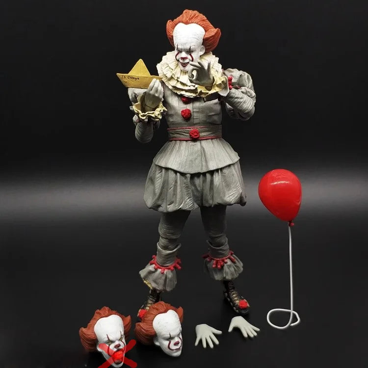 Neca Pennywise Joker Figure Stephen King'S It Pennywise Joker Clown Model Halloween Horror Toy Christmas Collect Hobbies Gifts