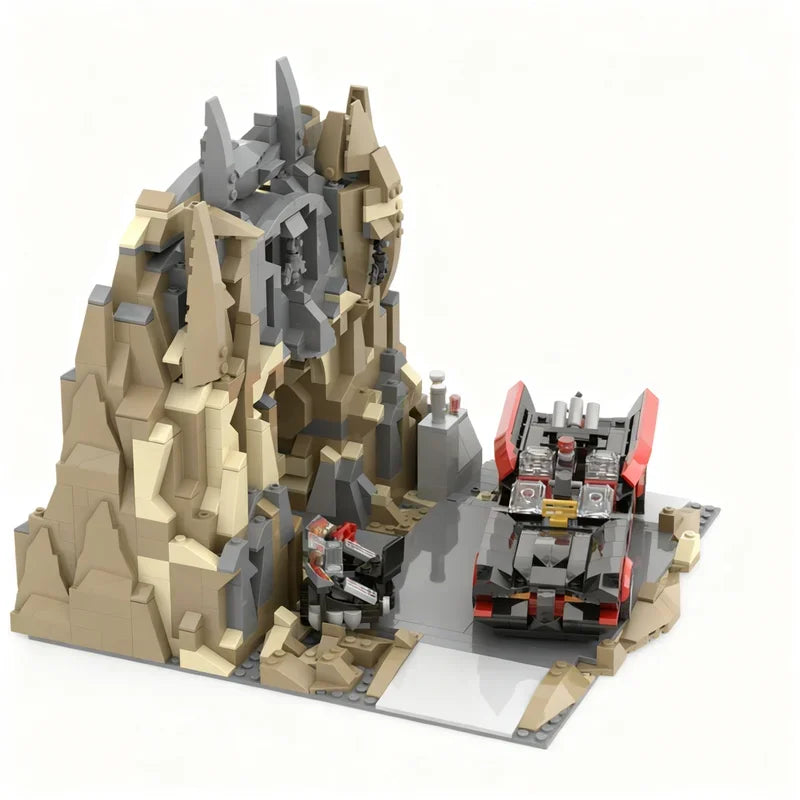 1105PCS Hero Movie MOC Modular Batcave Classic Batmobile Model DIY Creative Display Assembly Building Blocks Birthday Gift