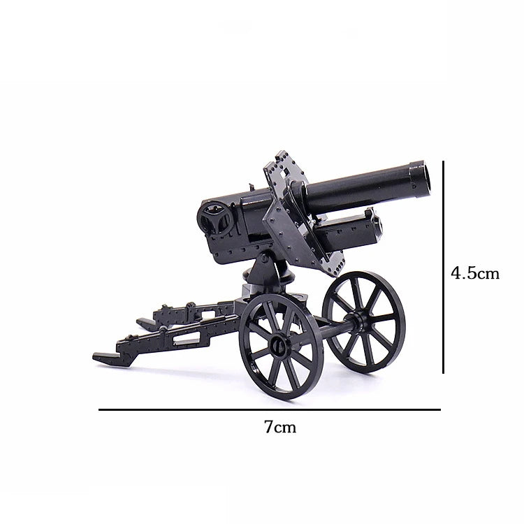 25/50/100Pcs Soldier Police Gangster WW2 Army Military Weapons SWAT Machine Gun Mortar Building Blocks Figure Model Brick Toy