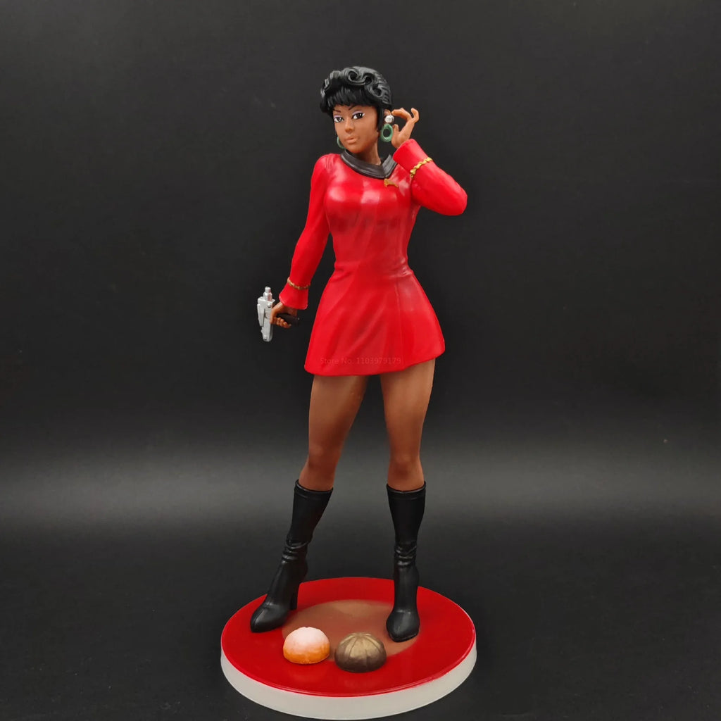 Star Trek Anime Commander Vulcan Reply Figure Communications Officer Uhula Medical Officer Vulcan Starcraft Standing Model Doll