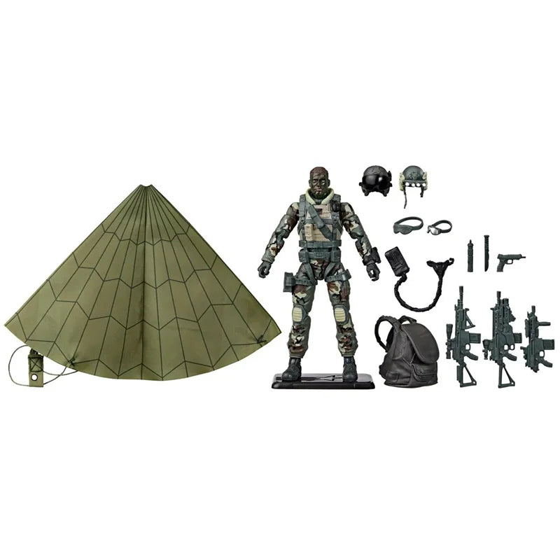 Original Hasbro G.I. Joe Classified Series Anniversary Action Pilot HALO Jumper Action Figure Model Toy Gifts
