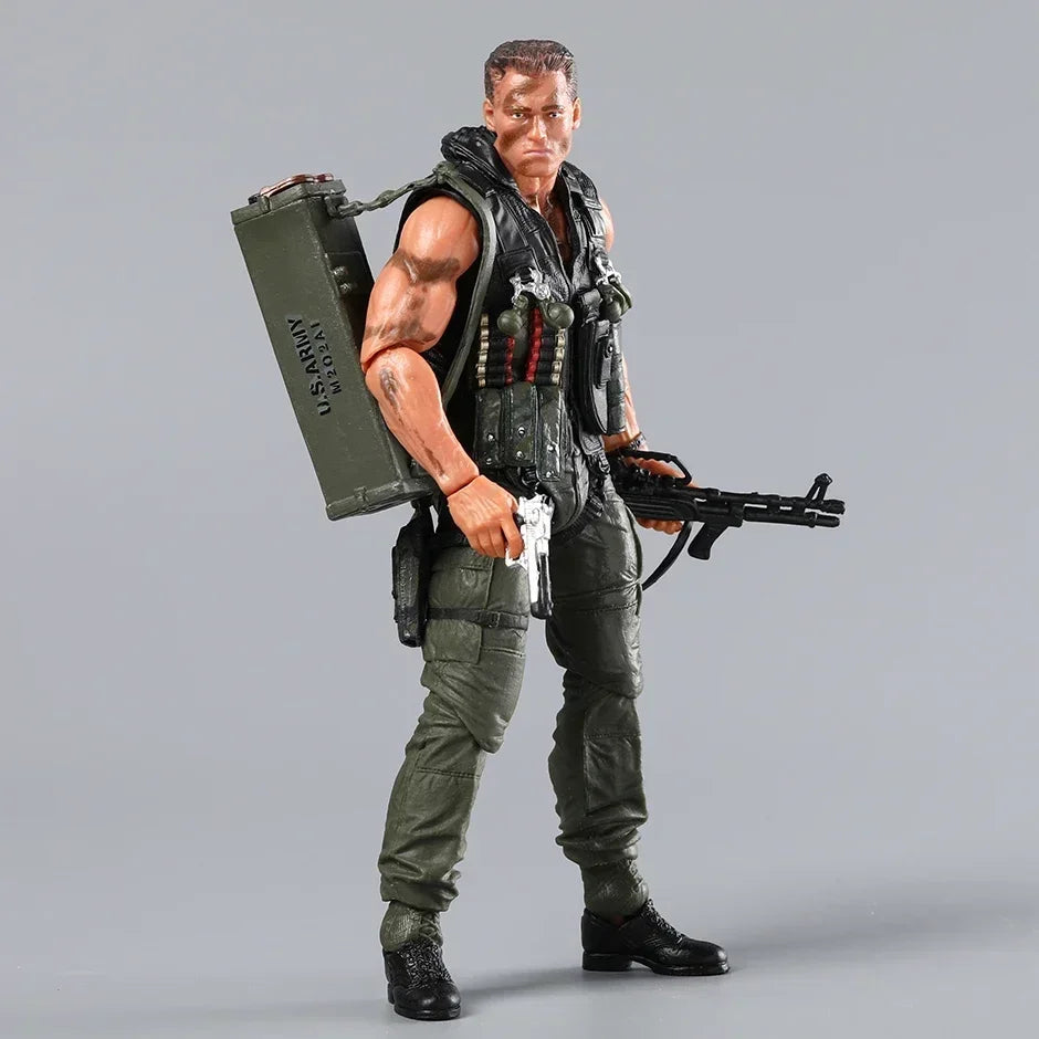 NECA Arnold Schwarzenegger Commando Matrix 30th Anniversary Action Figure Figurine Collectible Model Doll Toy