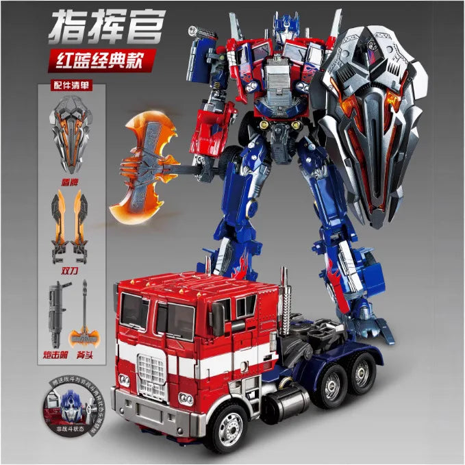 30cm Transformation Megatron Optimus Prime Bumblebee Deformation Movie G1 Anime Figure Action Figure Alloy Robot Mode Toys Gifts
