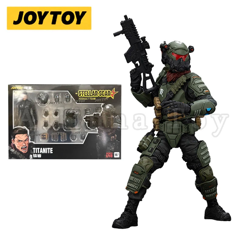 JOYTOY 1/18 Action Figure Dark Source Stellar Scar Assault Team Anime Military Model