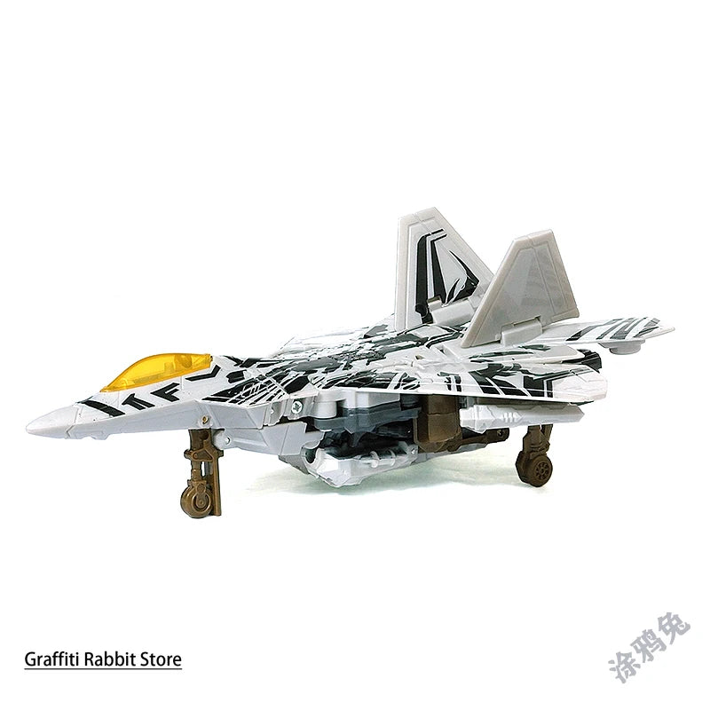 HZX H606 G1 Transformation Action Figure Toy Starscream Model 18cm ABS Movable Joints Statue Deformation Car Robot NO BOX