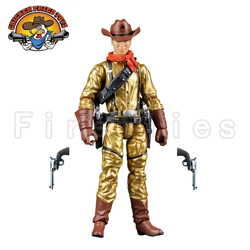1/18 3.75inches Chicken Fried Toys Action Figure Dime Novel Legends Modern Texas Ranger Anime Collection Model Toy Free Shipping