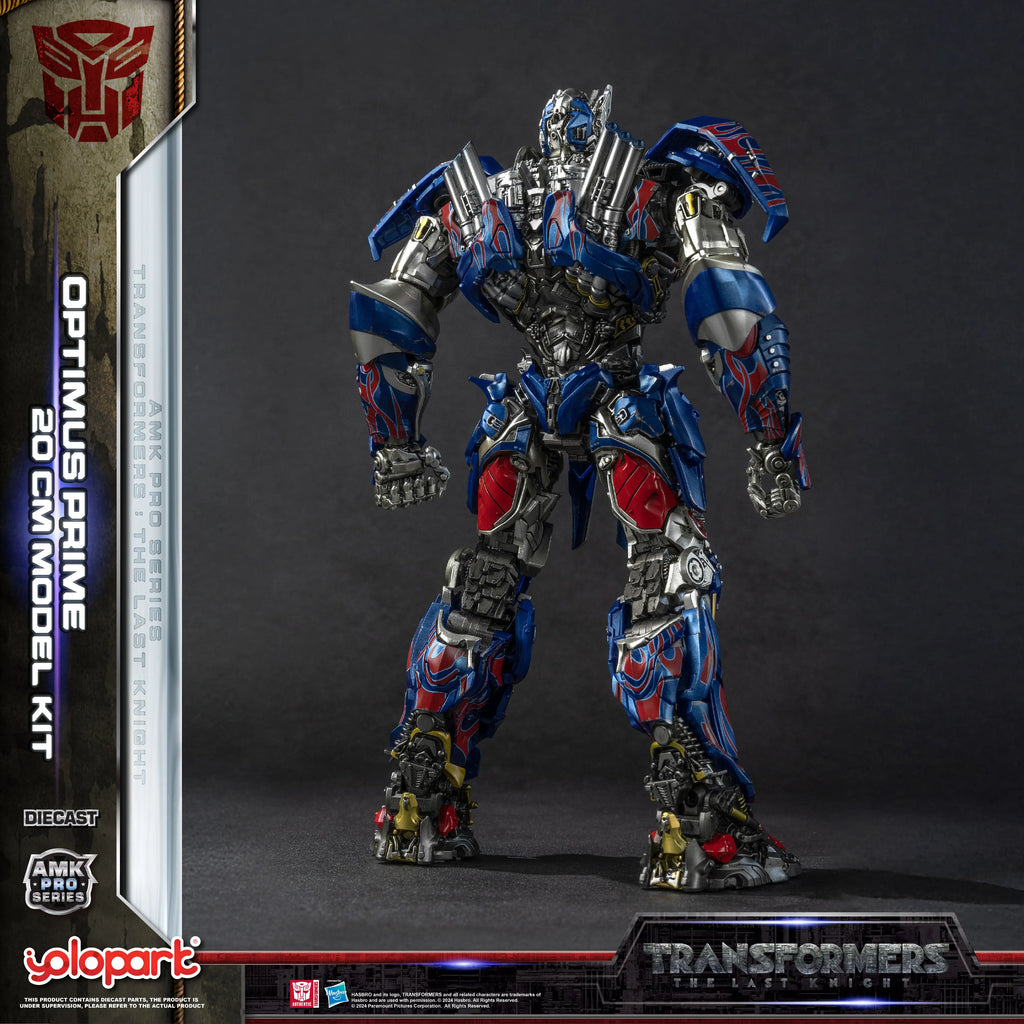 YOLOPARK Transformers Model: The Last Knight AMK PRO Series 20cm Optimus Prime Model Kit Action Figures Toy For Boy Men